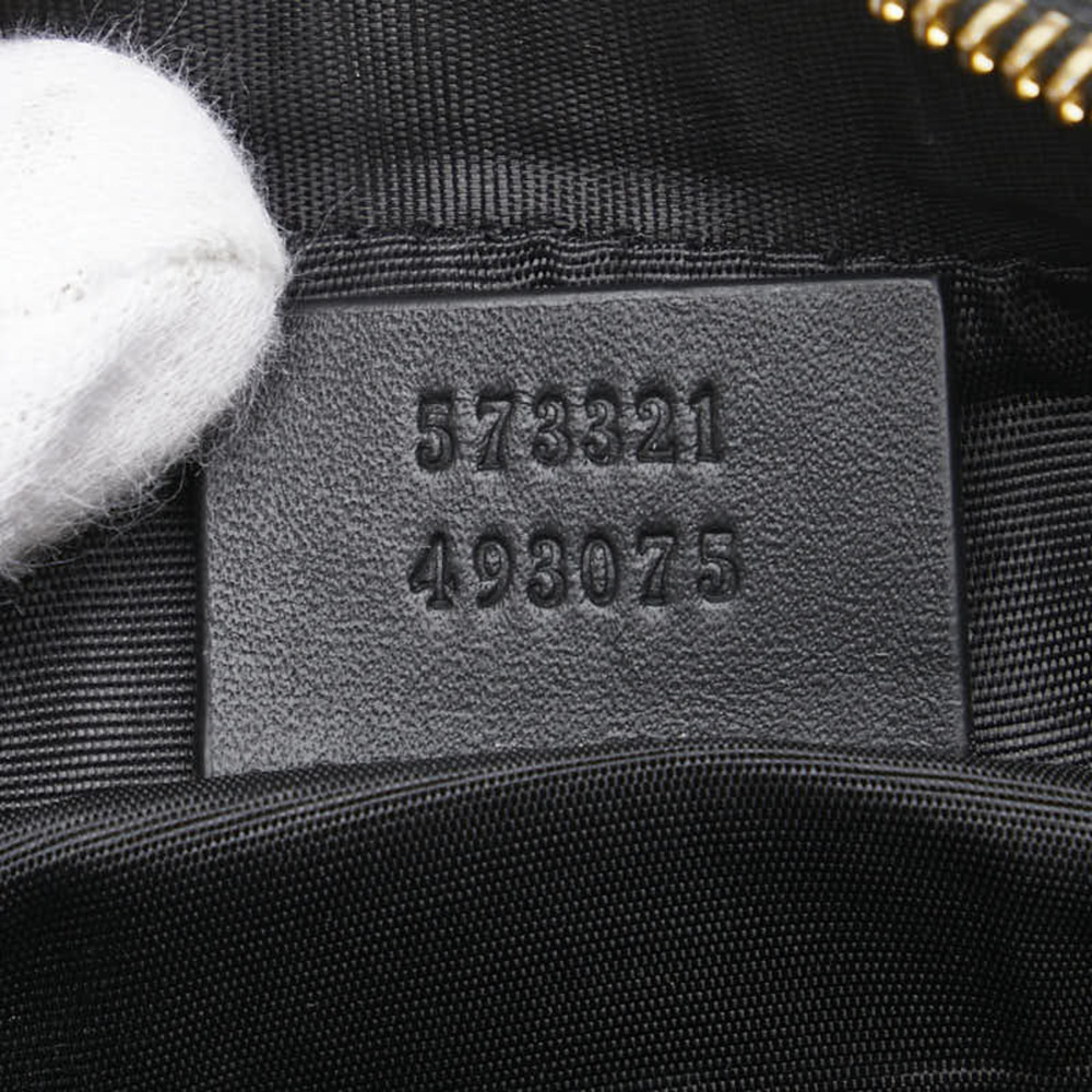 GUCCI Black Leather Shoulder Bag - Picture 9 of 10